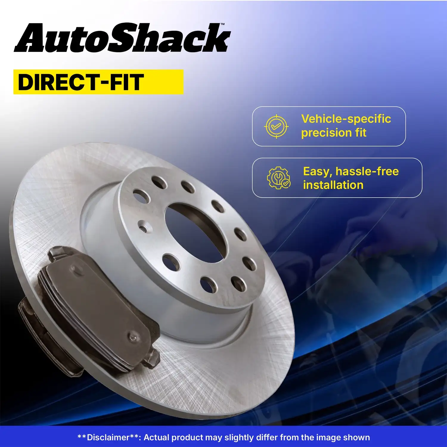 Autoshack Front Brake Set Spare Parts Chevrolet Brake Pad Disc Brake Rotor – Bild 2