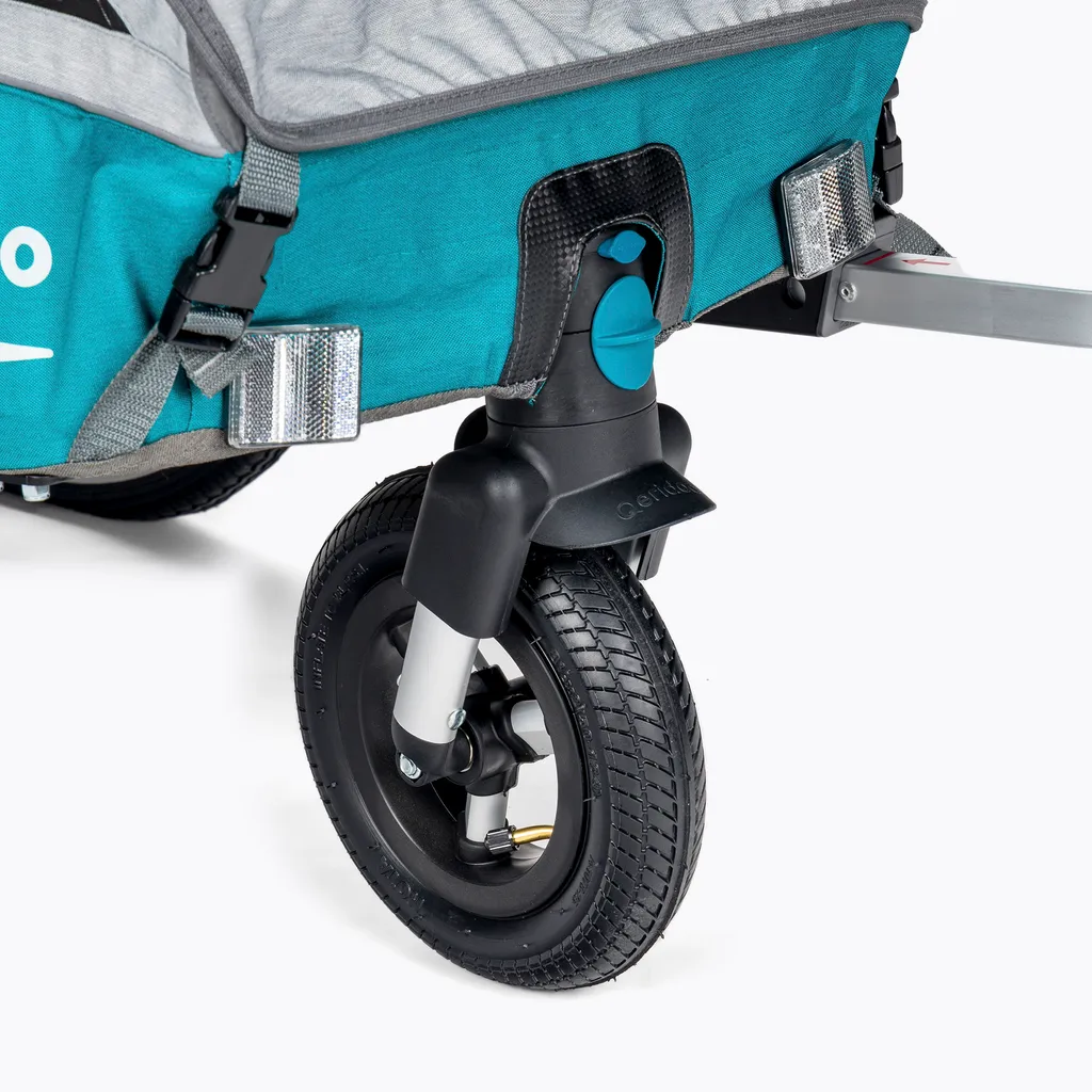 Qeridoo Kidgoo1 Petrol Kinderanhänger – Bild 2